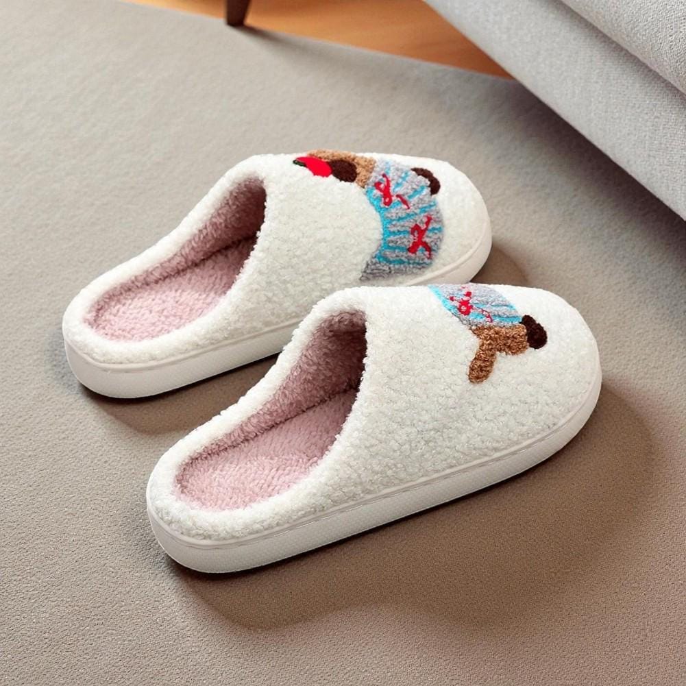 Women's Soft Dachshund Sausage Dog Plush Slippers